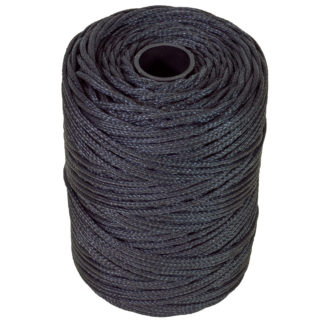 Black Braided Twine - 3mm